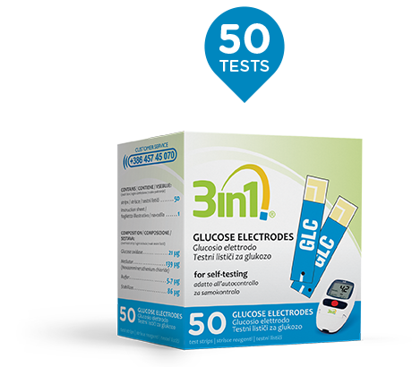 3in1 glucose electrodes